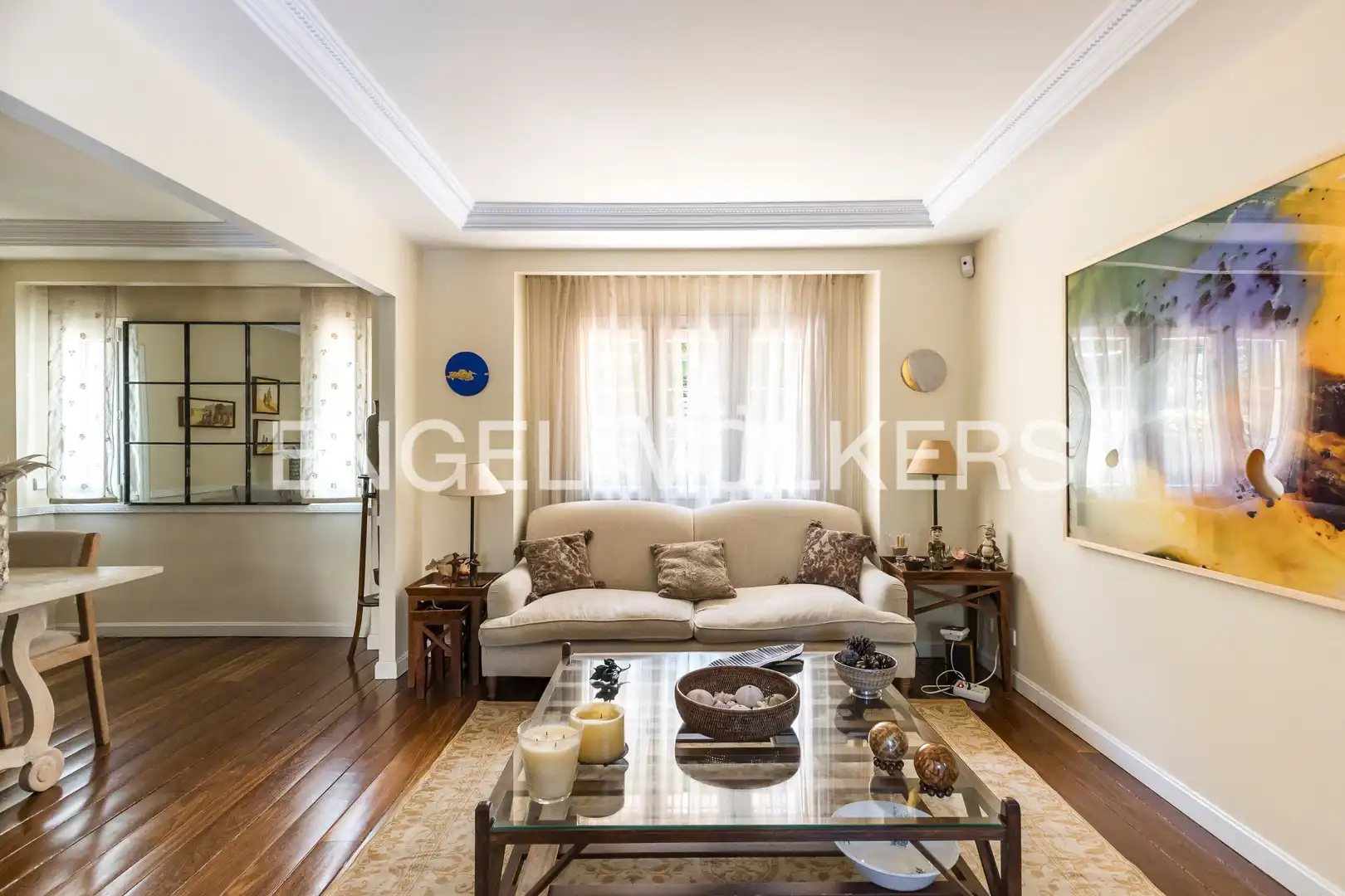 Sala de estar de Casa o chalet en venta en Madrid con Aire acondicionado, Calefacción y Jardín privado
