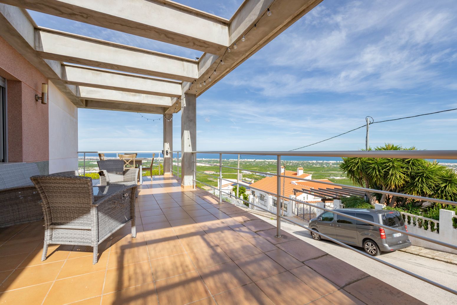 Terrassa de Casa o xalet en venda en La Font d'en Carròs amb Aire condicionat, Calefacció i Terrassa