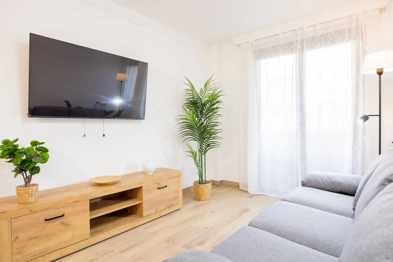 Wohnzimmer von Wohnung zur Miete in Las Palmas de Gran Canaria mit Möbliert, Balkon und Alarm