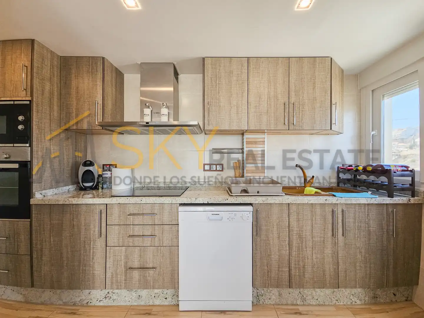 Kitchen of Flat for sale in Cullera  with Heating, Furnished and Community pool