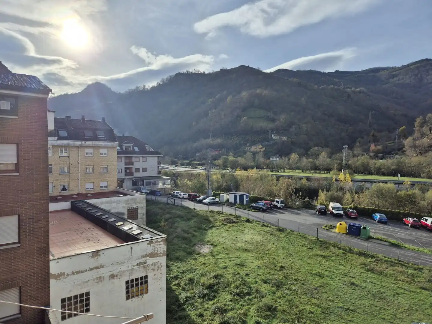 Exterior view of Flat for sale in Aller  with Terrace, Storage room and Swimming Pool