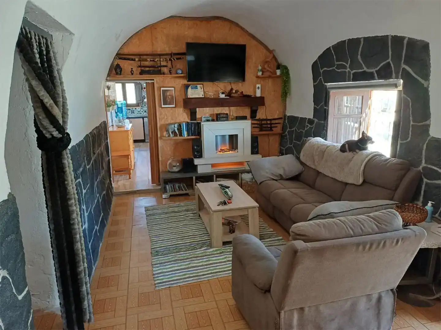 Sala d'estar de Finca rústica en venda en Pulpí amb Aire condicionat i Piscina
