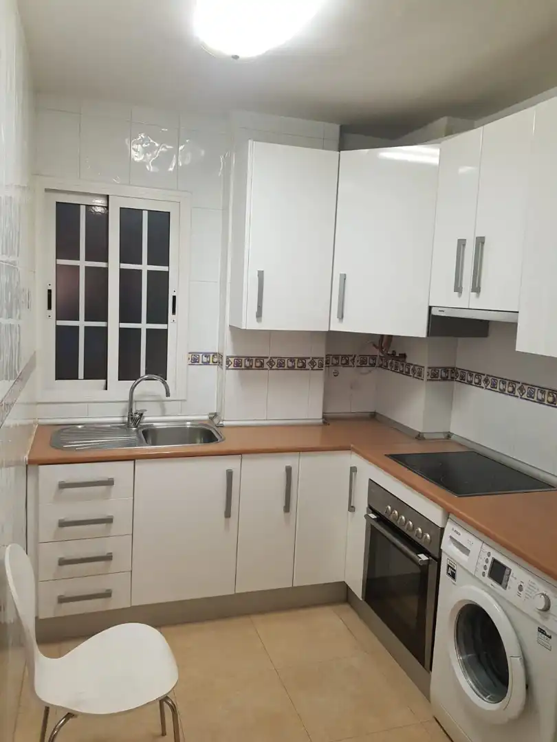 Kitchen of Flat for rent in Roquetas de Mar  with Heating, Terrace and Furnished
