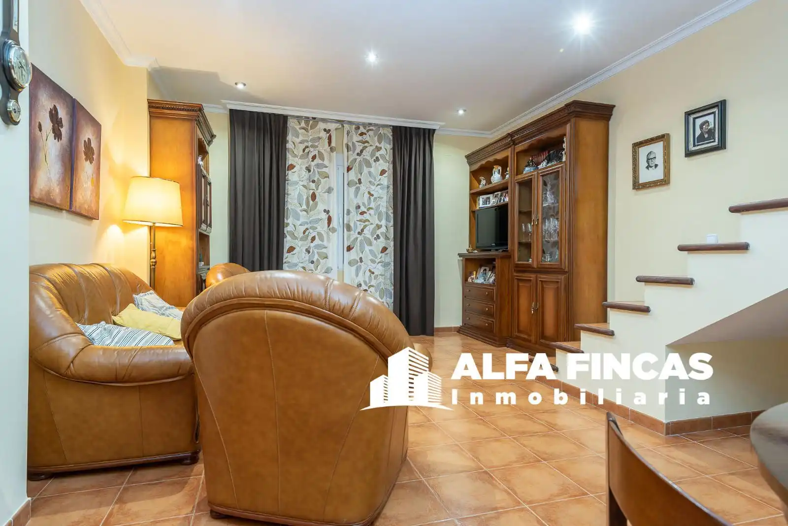 Sala de estar de Casa o chalet en venta en Casas de Fernando Alonso con Aire acondicionado y Jardín privado