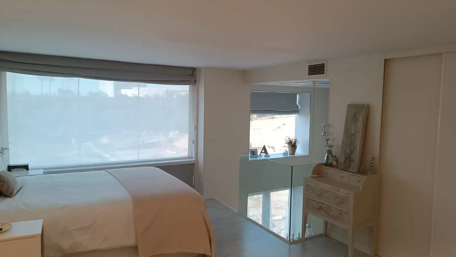 Schlafzimmer von Loft zur Miete in San Sebastián de los Reyes mit Klimaanlage, Heizung und Terrasse