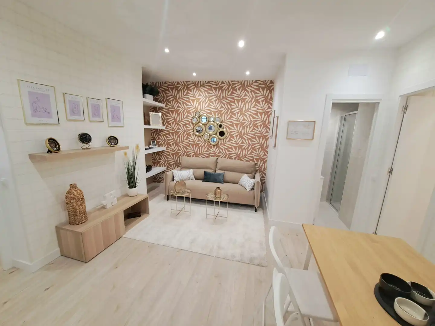 Wohnzimmer von Wohnung zum Verkauf in Madrid mit Klimaanlage, Heizung und Parkett