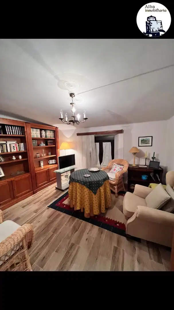 Sala d'estar de Finca rústica en venda en Anaya de Alba amb Terrassa i Moblat