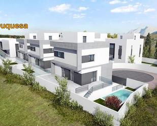 Exterior view of Single-family semi-detached for sale in Alhendín  with Air Conditioner, Terrace and Swimming Pool