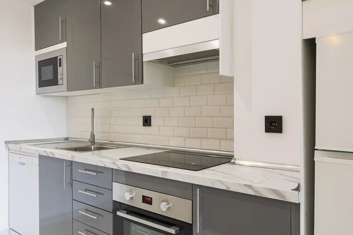 Kitchen of Apartments for sale in Marbella  with Air Conditioner, Heating and Terrace