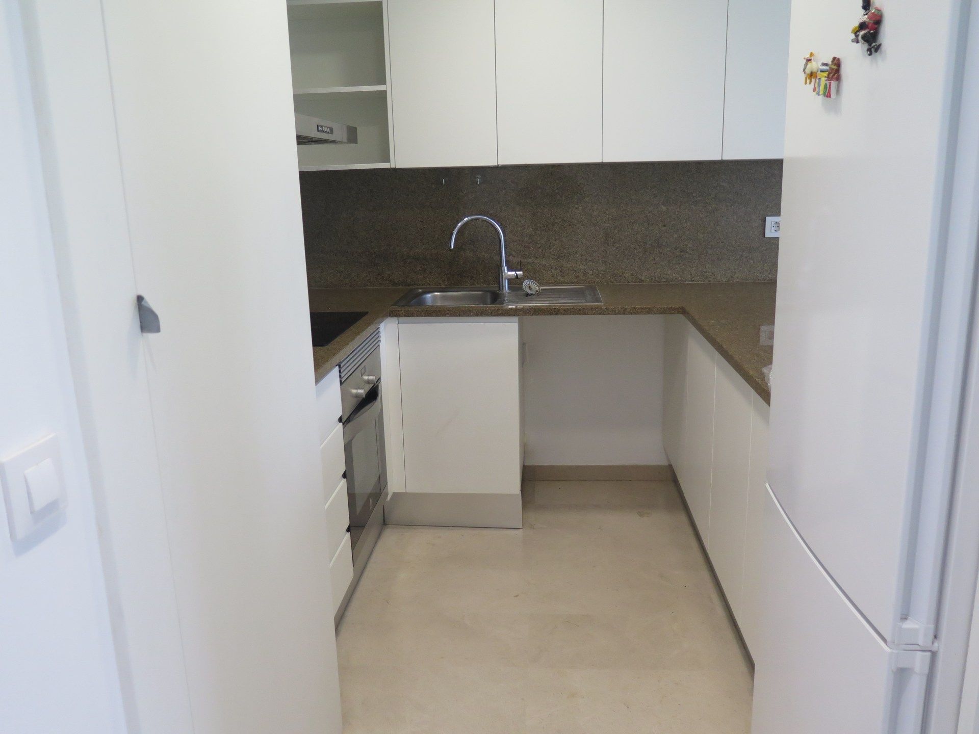 Cuina de Planta baixa de lloguer en Girona Capital amb Aire condicionat, Calefacció i Terrassa