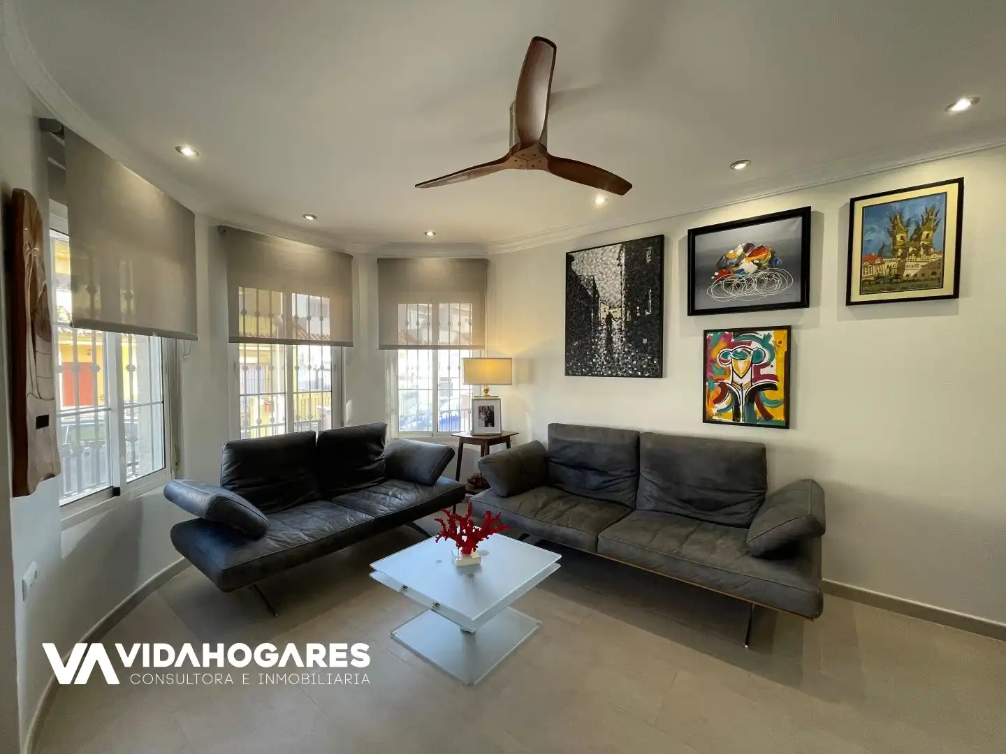 Living room of Houses for sale in Rota  with Air Conditioner, Heating and Terrace