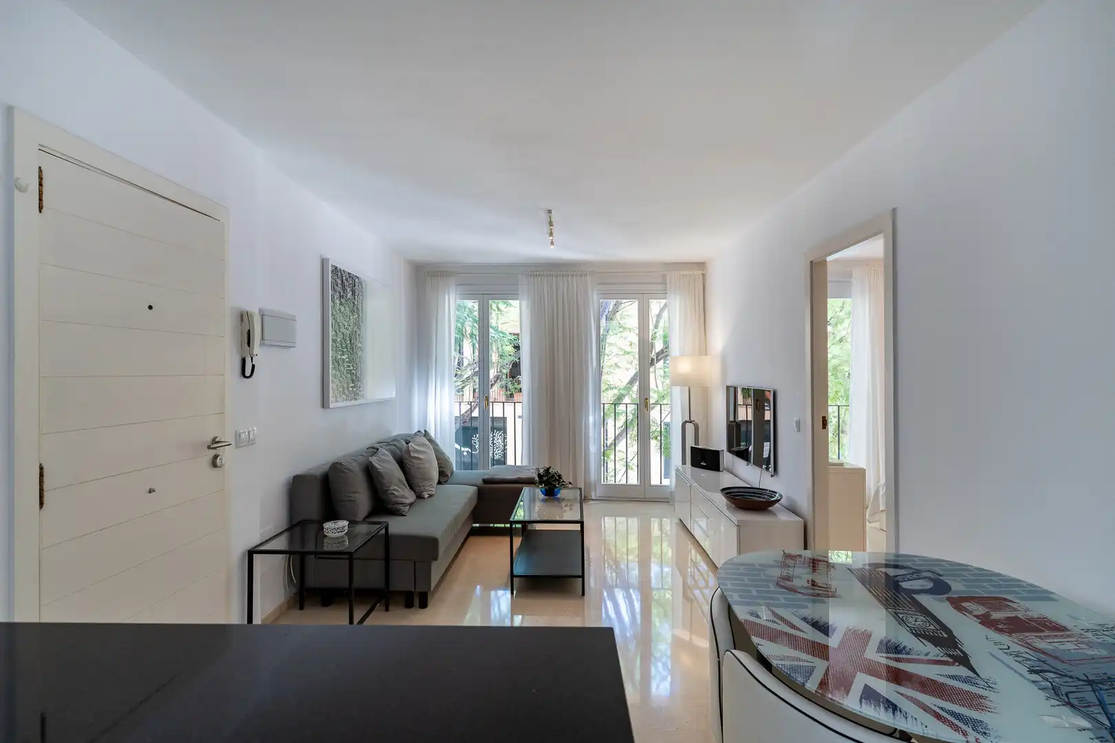 Sala de estar de Piso en venta en  Palma de Mallorca con Amueblado