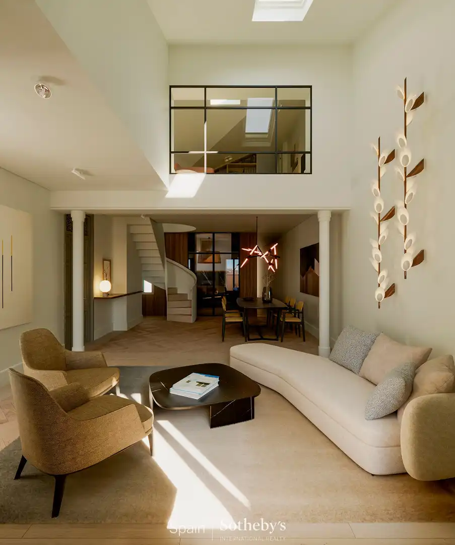 Sala d'estar de Apartament en venda en Madrid amb Aire condicionat, Calefacció i Terrassa