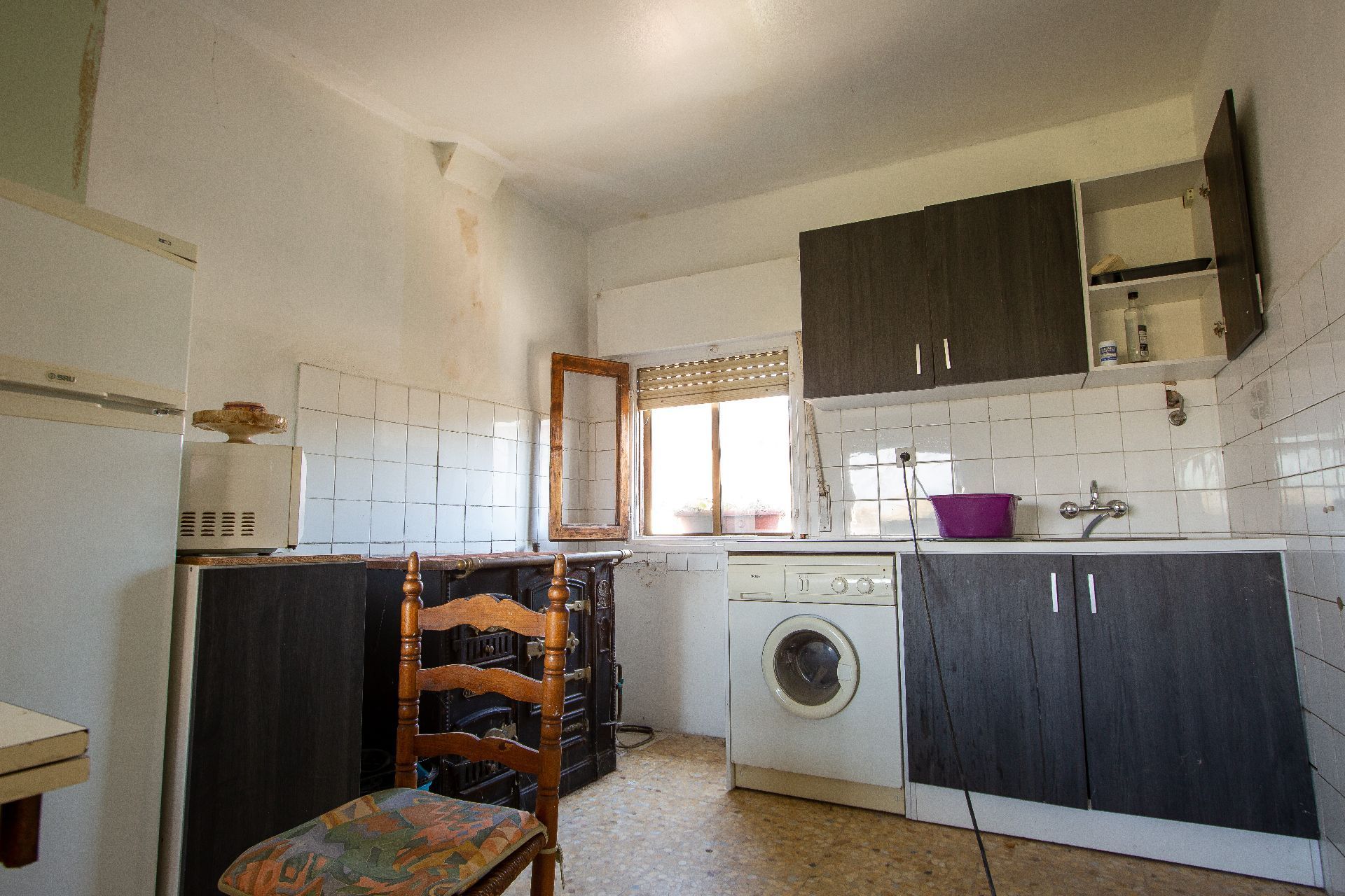 Cuina de Casa adosada en venda en Tiebas-Muruarte de Reta amb Calefacció i Traster