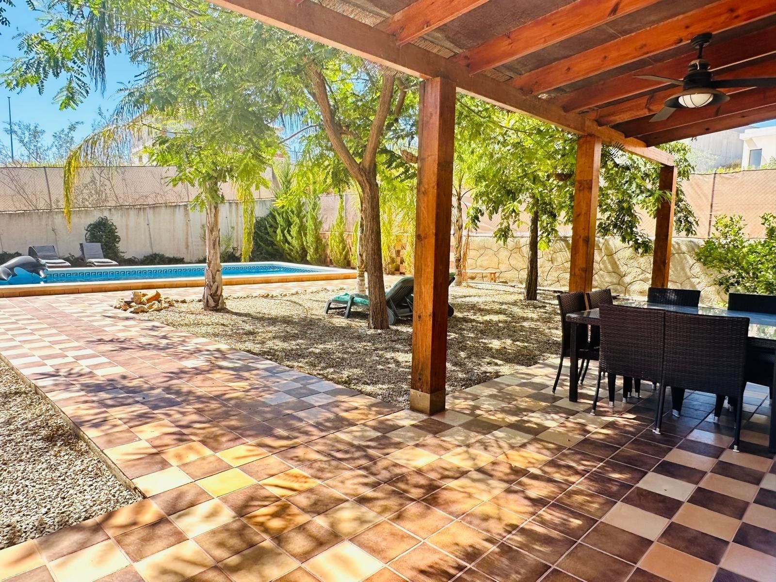 Terrassa de Casa o xalet en venda en Las Torres de Cotillas amb Aire condicionat, Calefacció i Jardí privat