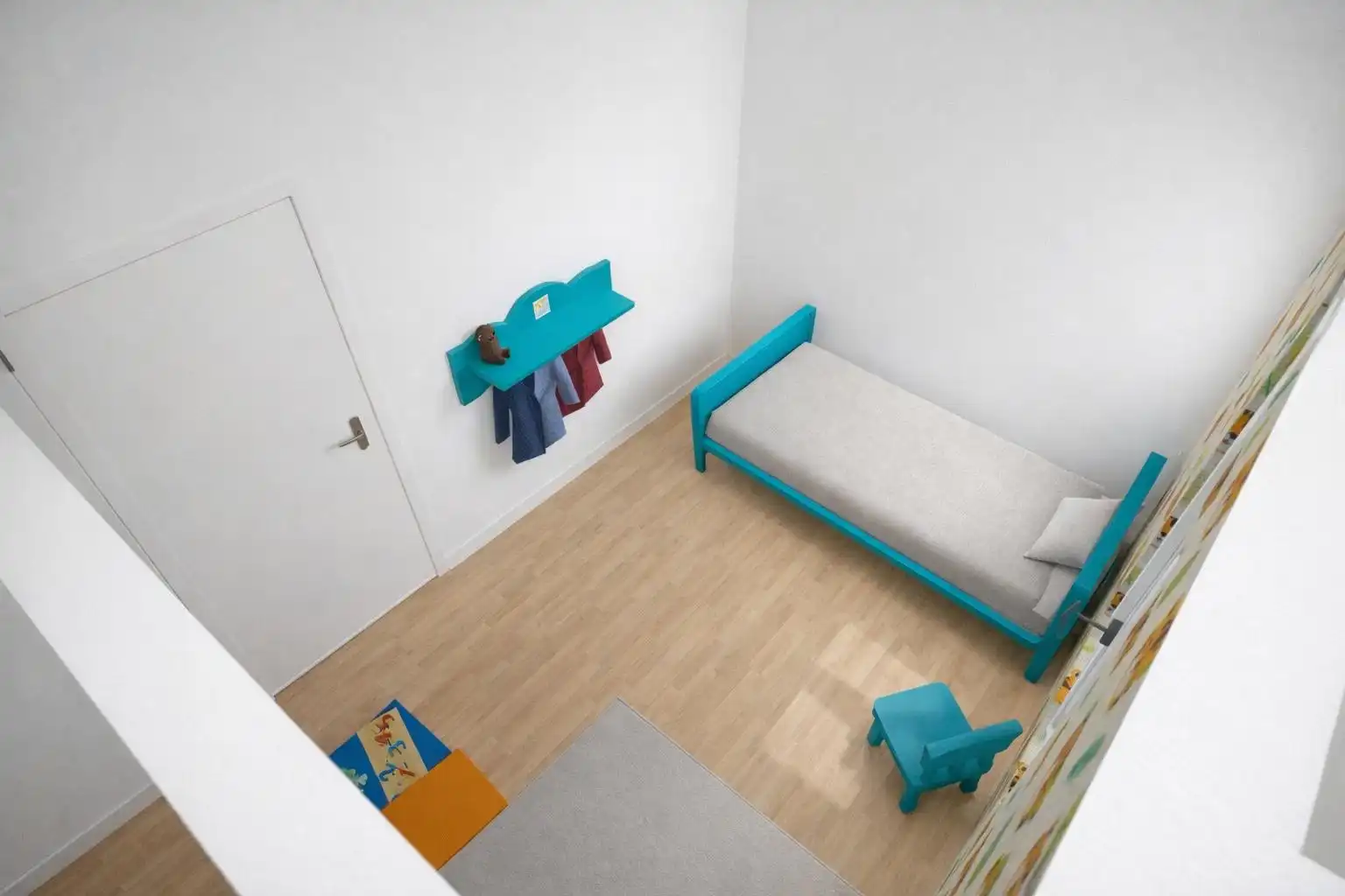 Schlafzimmer von Wohnung zum Verkauf in Tielmes mit Heizung, Abstellraum und Möbliert