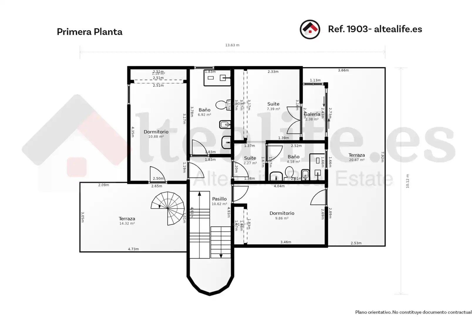 Houses for sale in L'Alfàs del Pi  with Air Conditioner, Private garden and Terrace