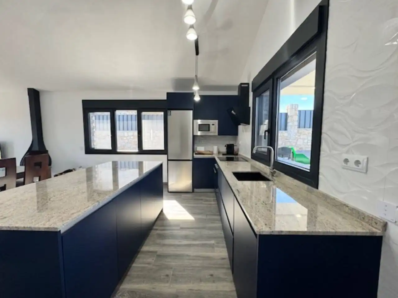 Cocina de Casa o chalet en venta en Puentes Viejas con Calefacción, Jardín privado y Terraza