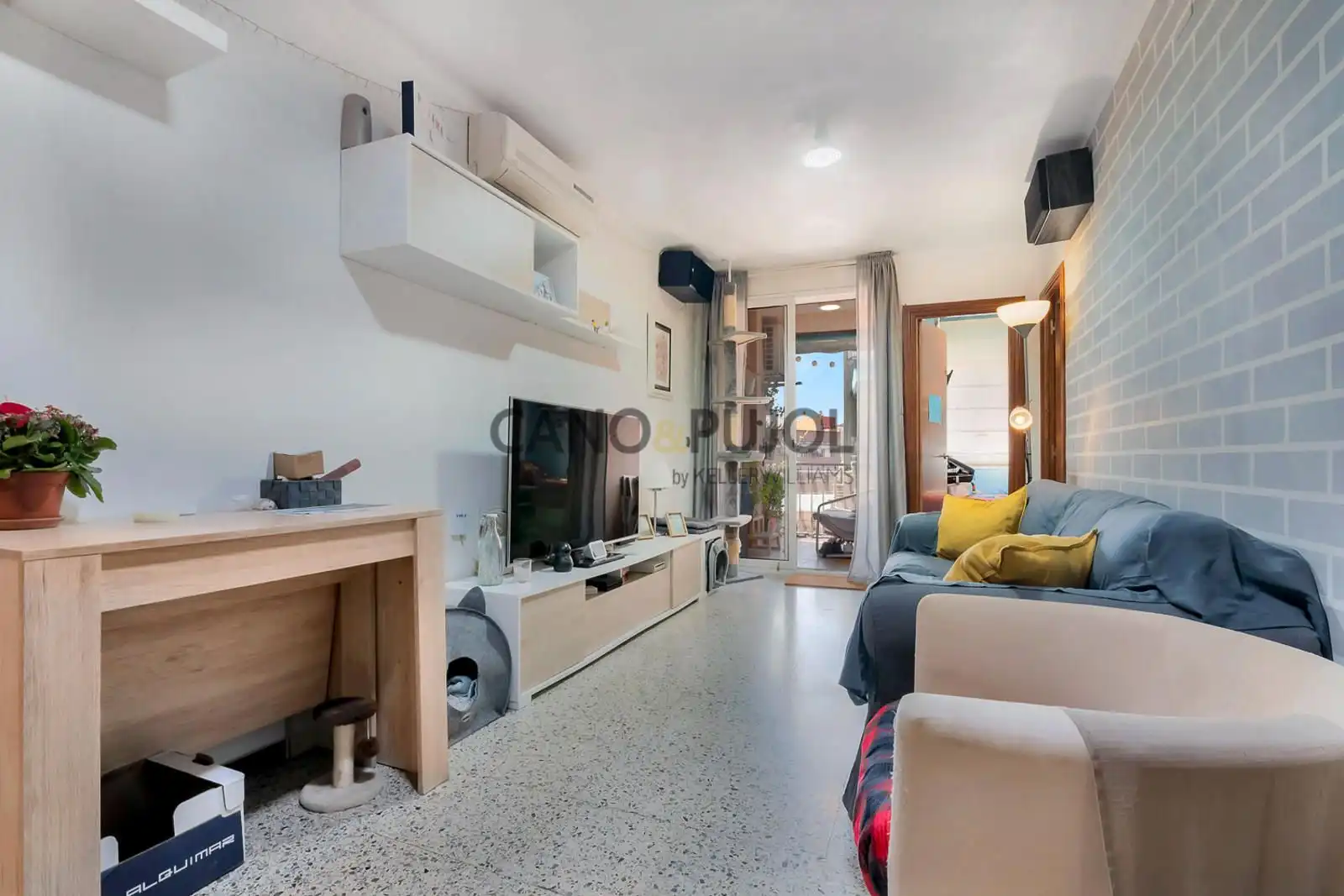 Sala d'estar de Pis en venda en Mollet del Vallès amb Aire condicionat, Calefacció i Terrassa