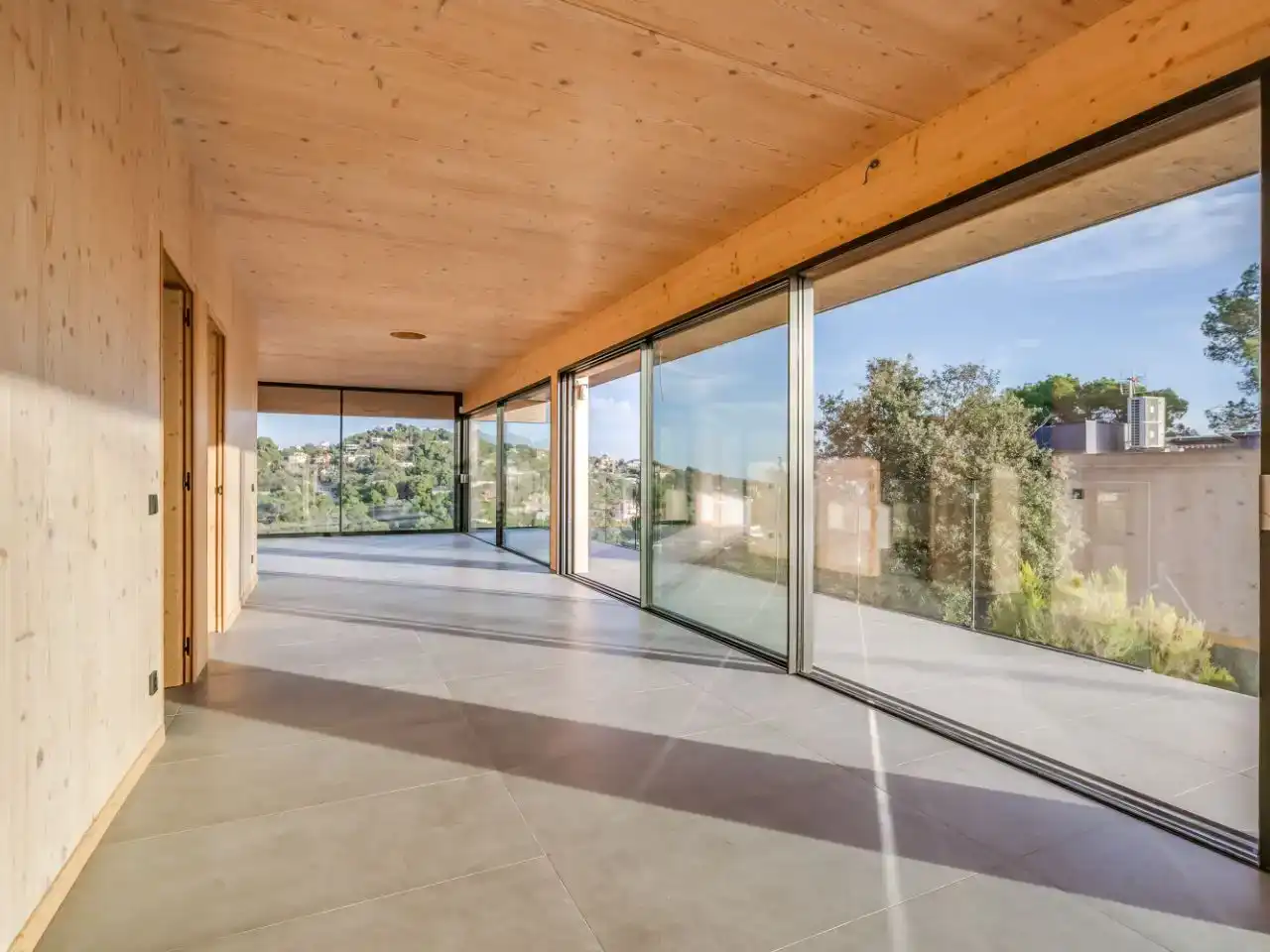 Terrasse von Haus oder Chalet zur Miete in Matadepera mit Privatgarten, Parkett und Schwimmbad