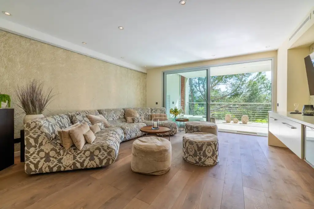 Sala d'estar de Apartament en venda en Calvià amb Aire condicionat, Calefacció i Terrassa