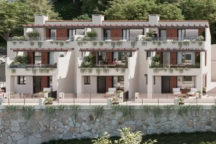 Außenansicht von Wohnungen zum Verkauf in Val de San Vicente  mit Heizung, Privatgarten und Terrasse