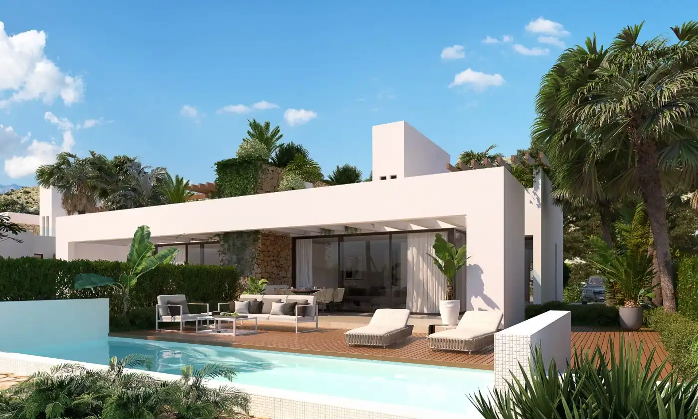 Garden of Detached homes for sale in Monforte del Cid  with Air Conditioner, Heating and Private garden