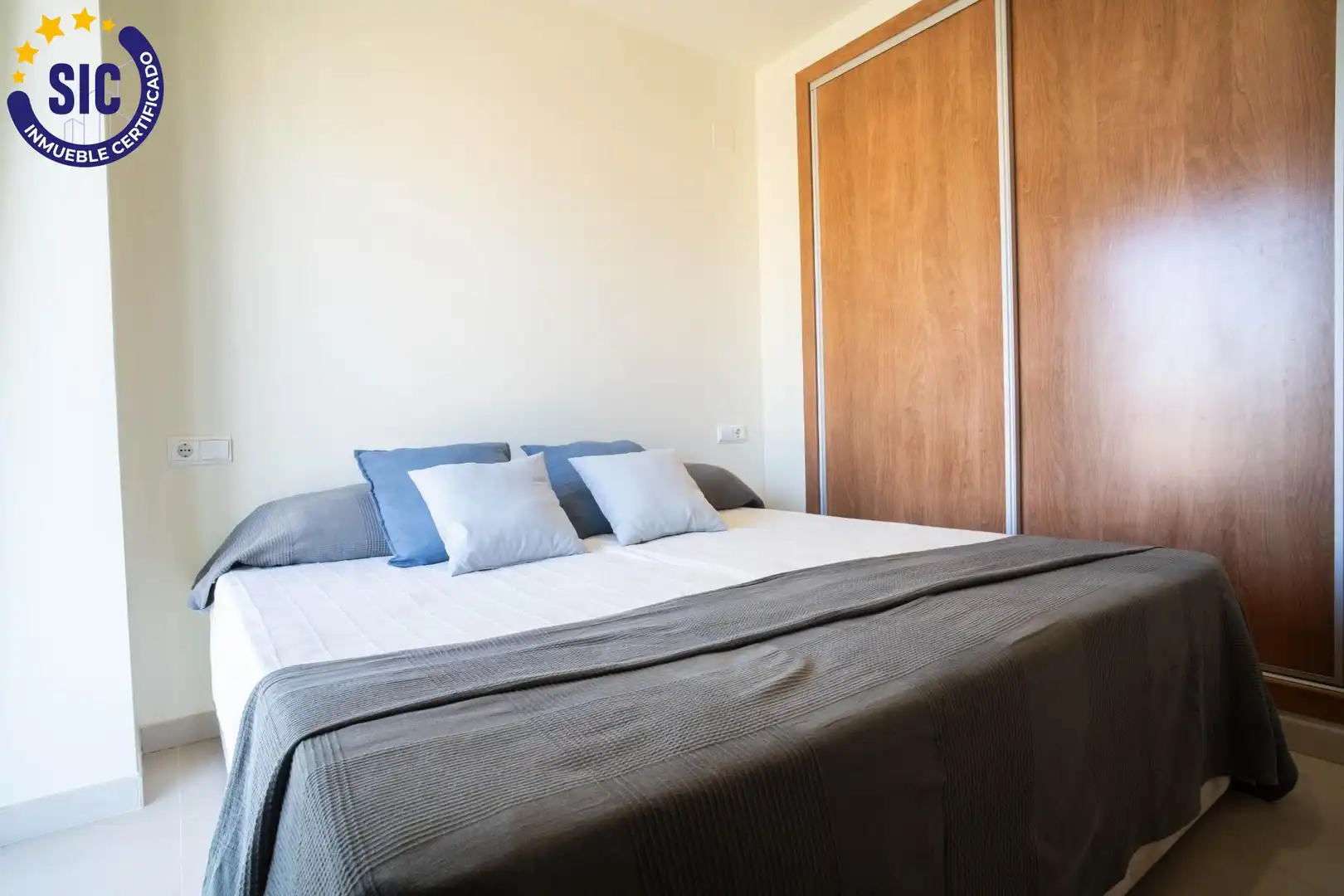 Dormitori de Apartament en venda en Oropesa del Mar / Orpesa amb Aire condicionat, Jardí privat i Terrassa