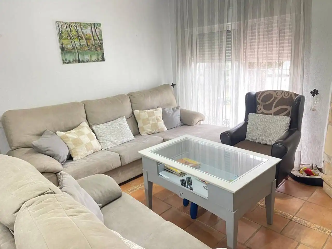 Sala d'estar de Casa o xalet en venda en Chiclana de la Frontera amb Aire condicionat