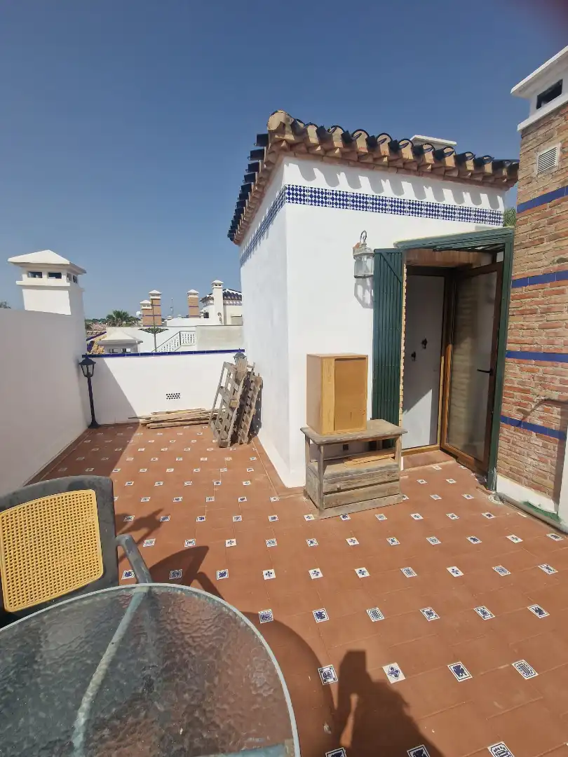 Terrassa de Casa adosada en venda en Orihuela amb Aire condicionat, Jardí privat i Terrassa