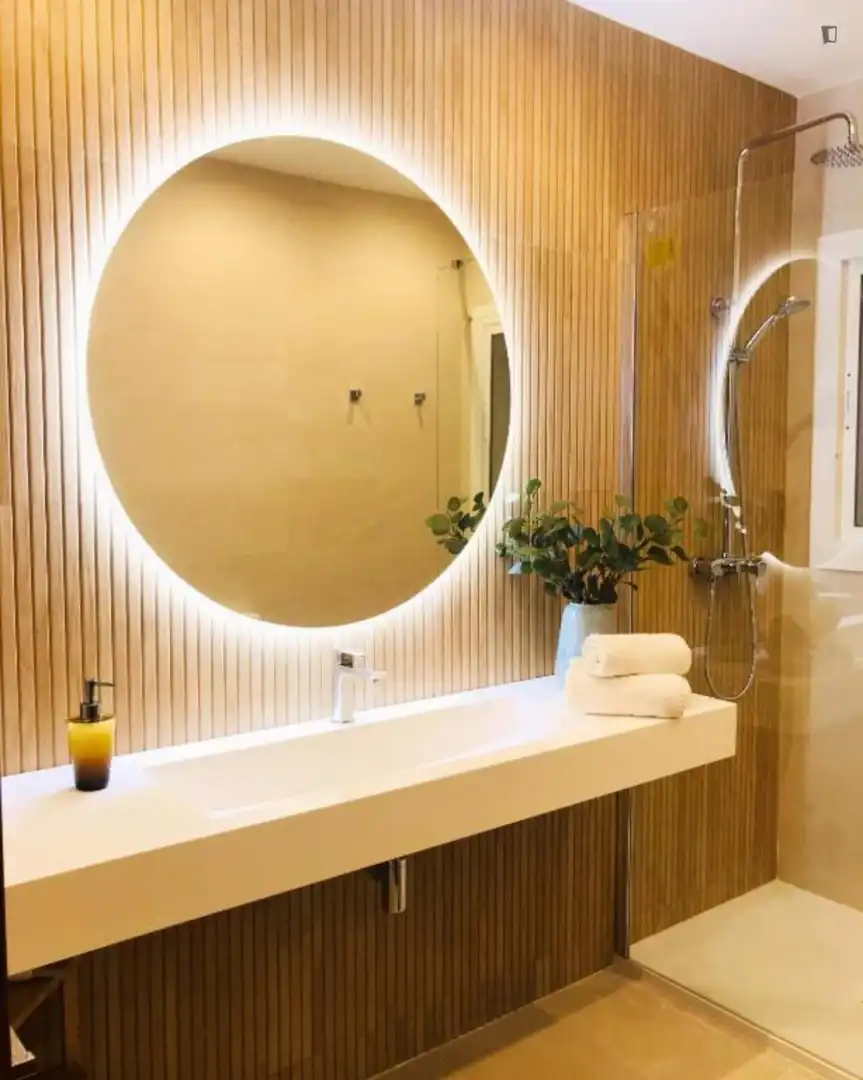 Bathroom of Apartments for rent in Málaga  with Air Conditioner, Furnished and Oven
