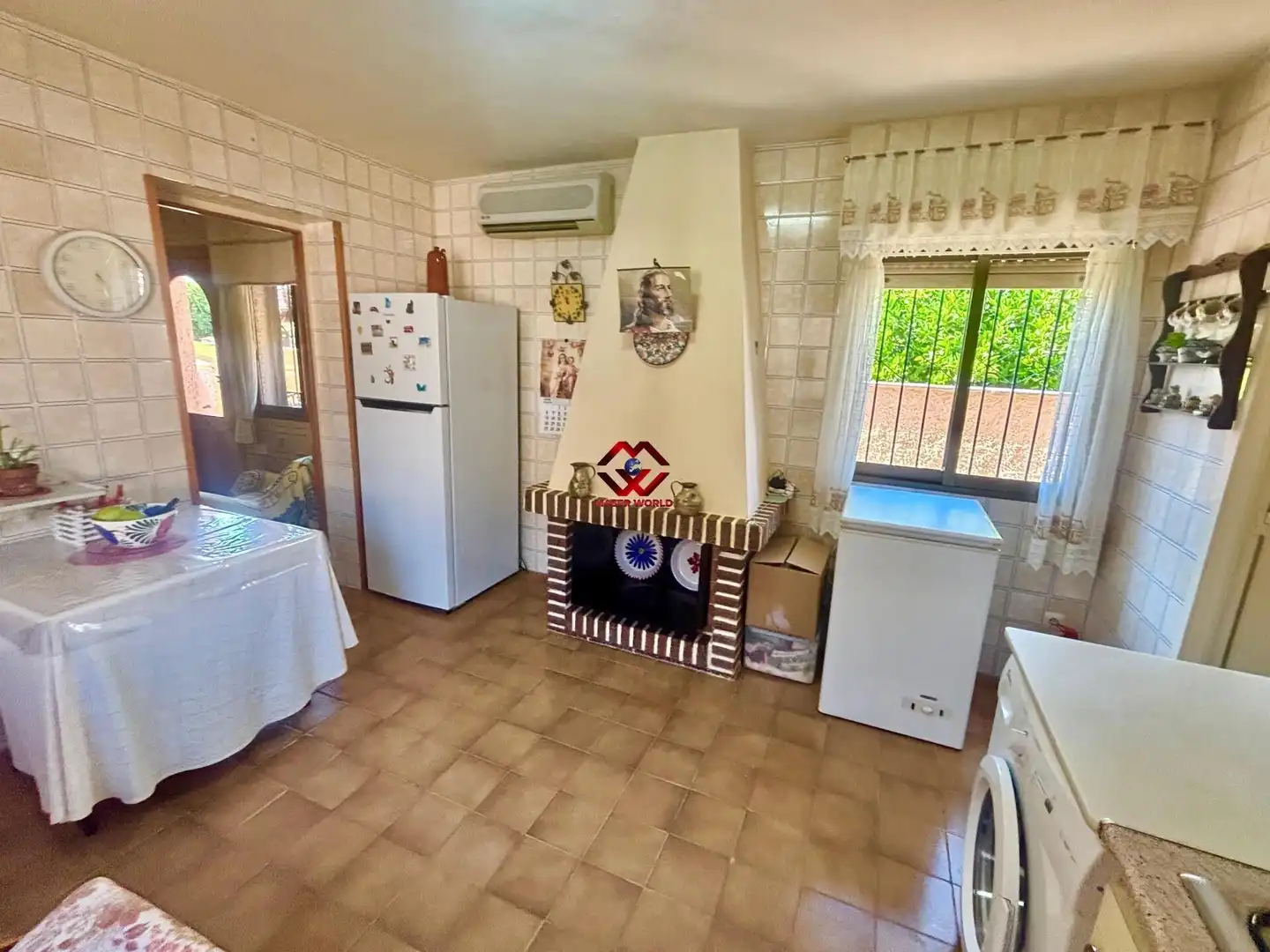Cuina de Casa o xalet en venda en San Javier amb Aire condicionat, Calefacció i Jardí privat