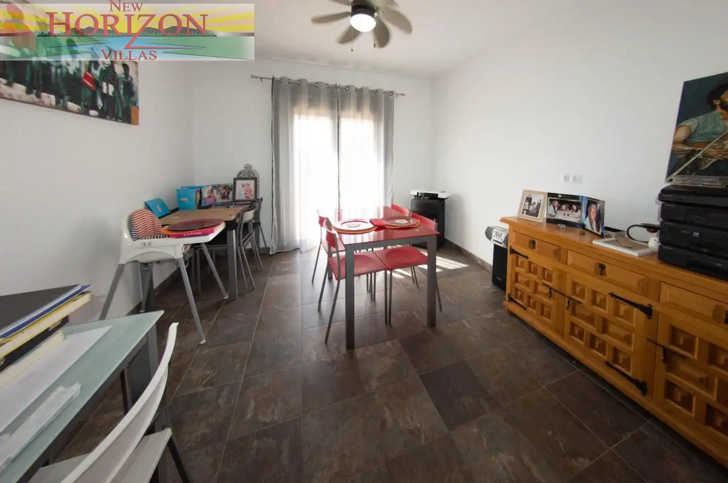 Sala de estar de Casa adosada en venta en Arboleas con Jardín privado y Terraza