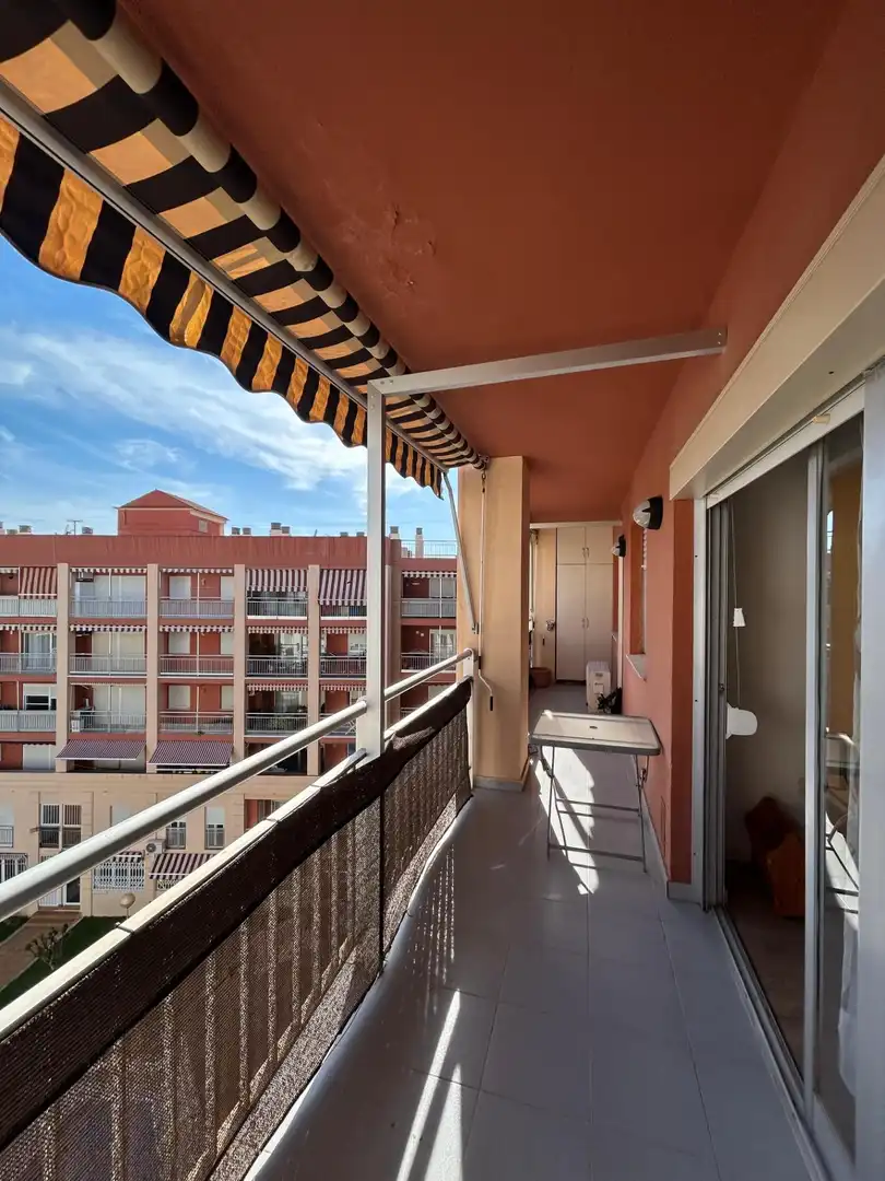 Terrasse von Wohnung zur Miete in La Pobla de Farnals mit Möbliert, Balkon und Gemeinschaftspool