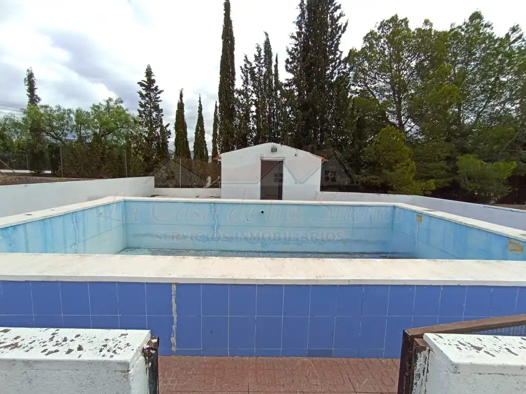 Piscina de Finca rústica en venda en Sax