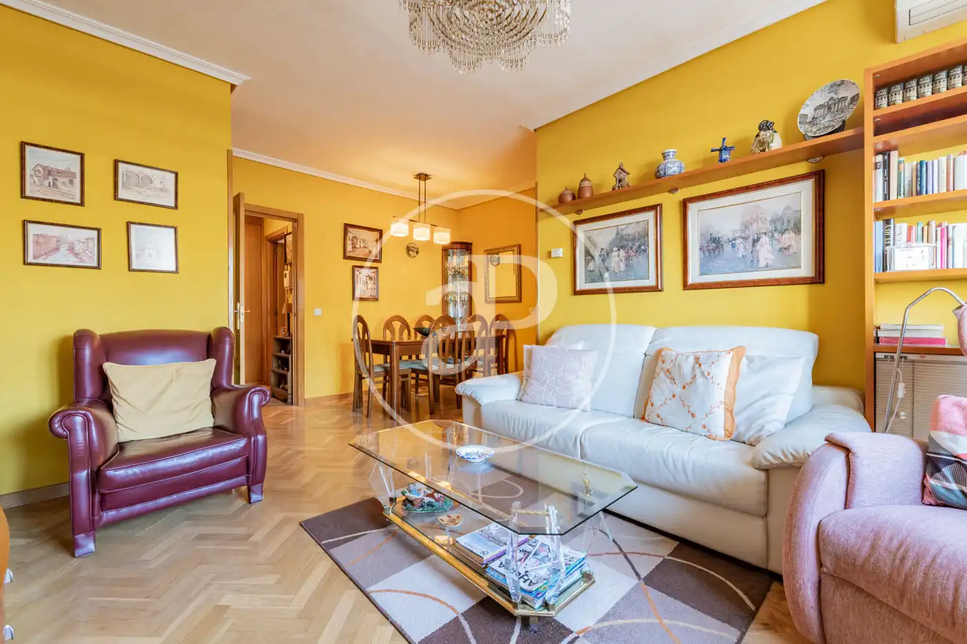 Sala de estar de Piso en venta en Madrid con Aire acondicionado, Calefacción y Jardín privado