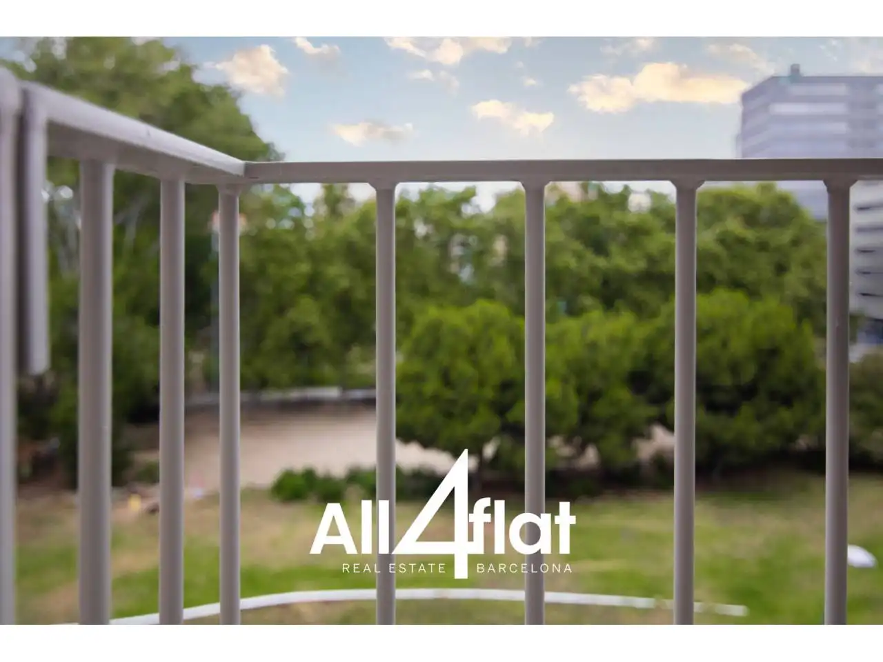 Terrasse von Wohnung zur Miete in Barcelona mit Klimaanlage, Heizung und Parkett