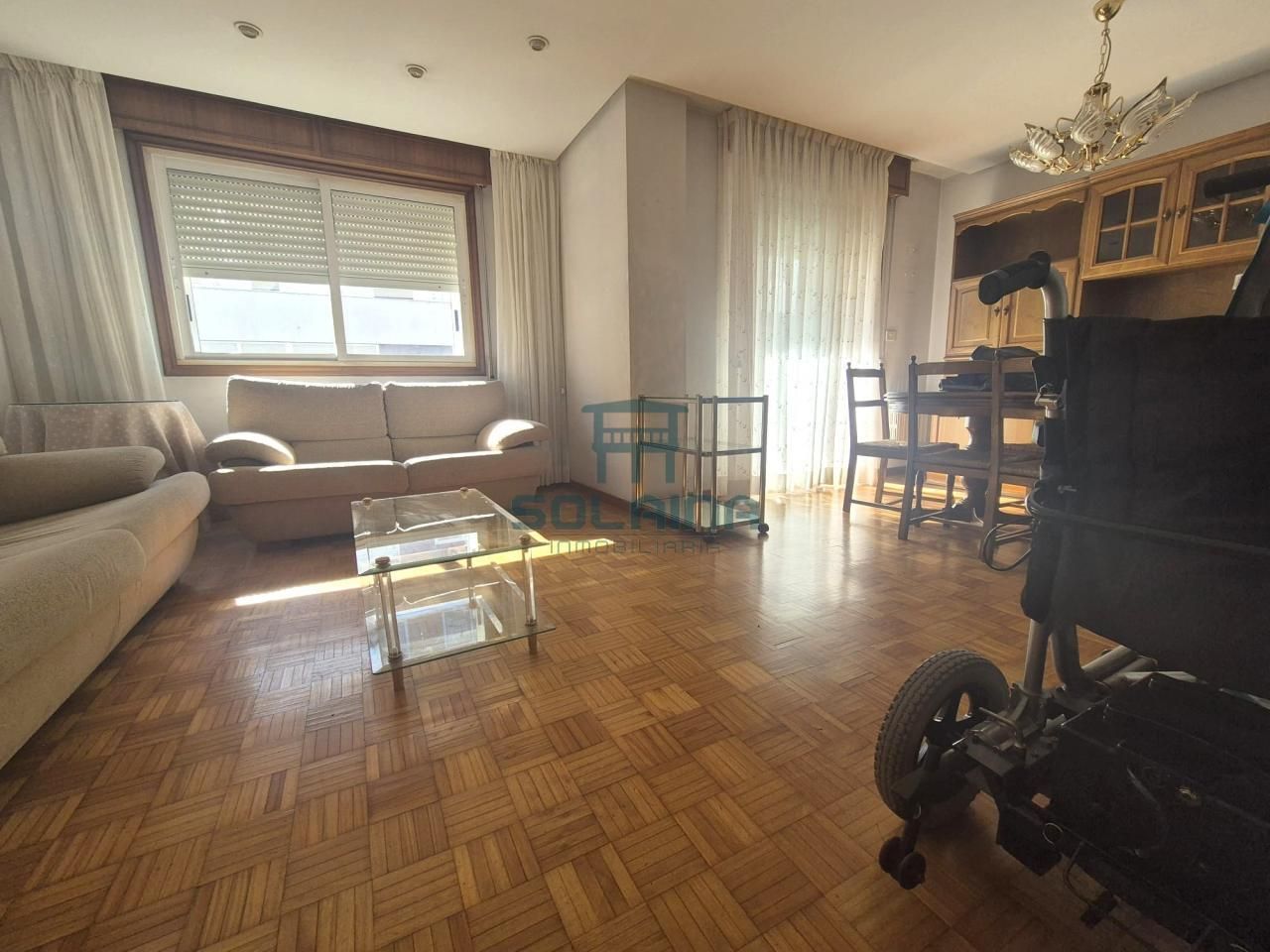 Sala de estar de Piso en venta en Ourense Capital  con Calefacción, Parquet y Trastero