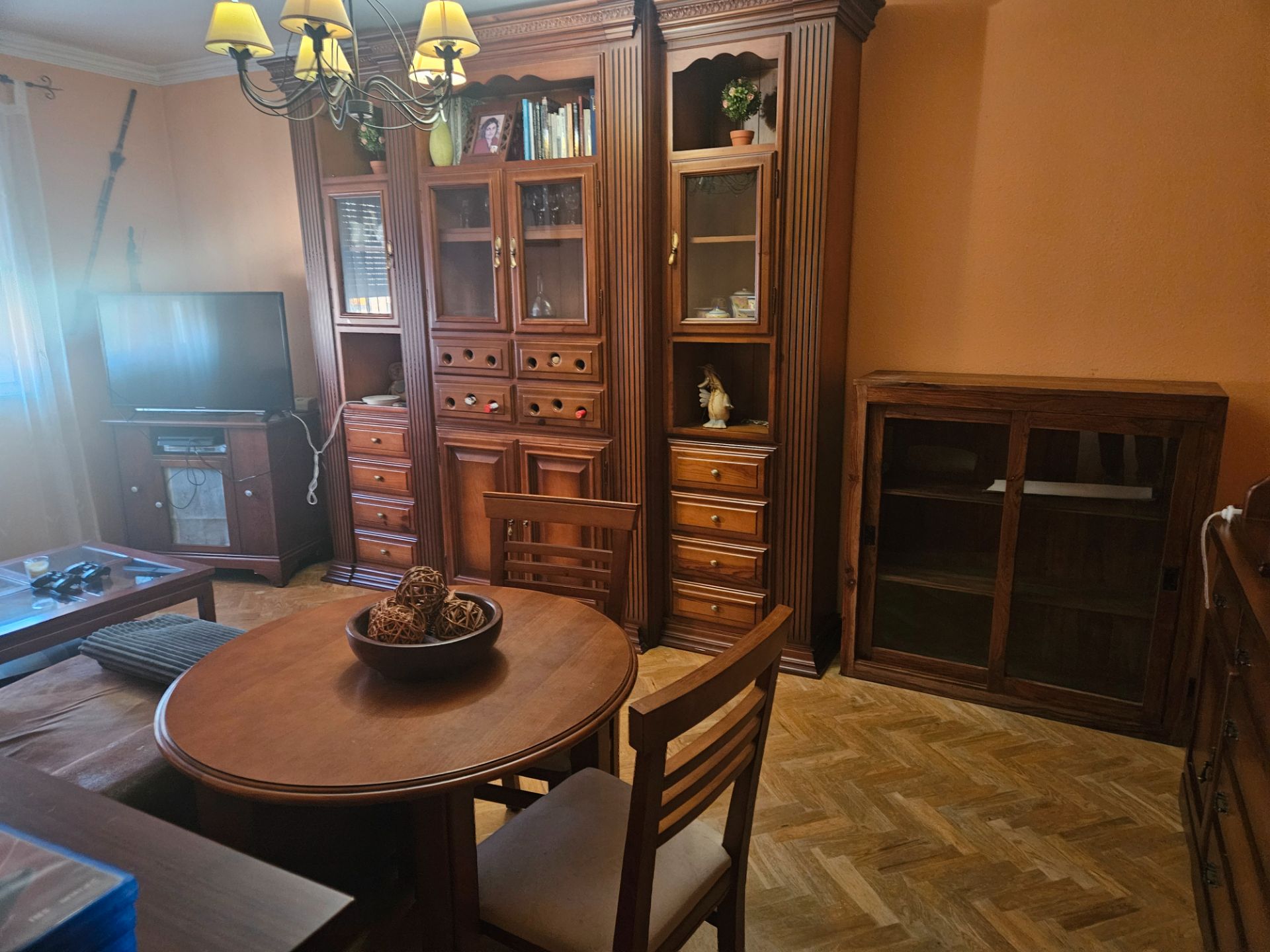 Dining room of Flat for sale in Ribadeo  with Heating, Storage room and Furnished
