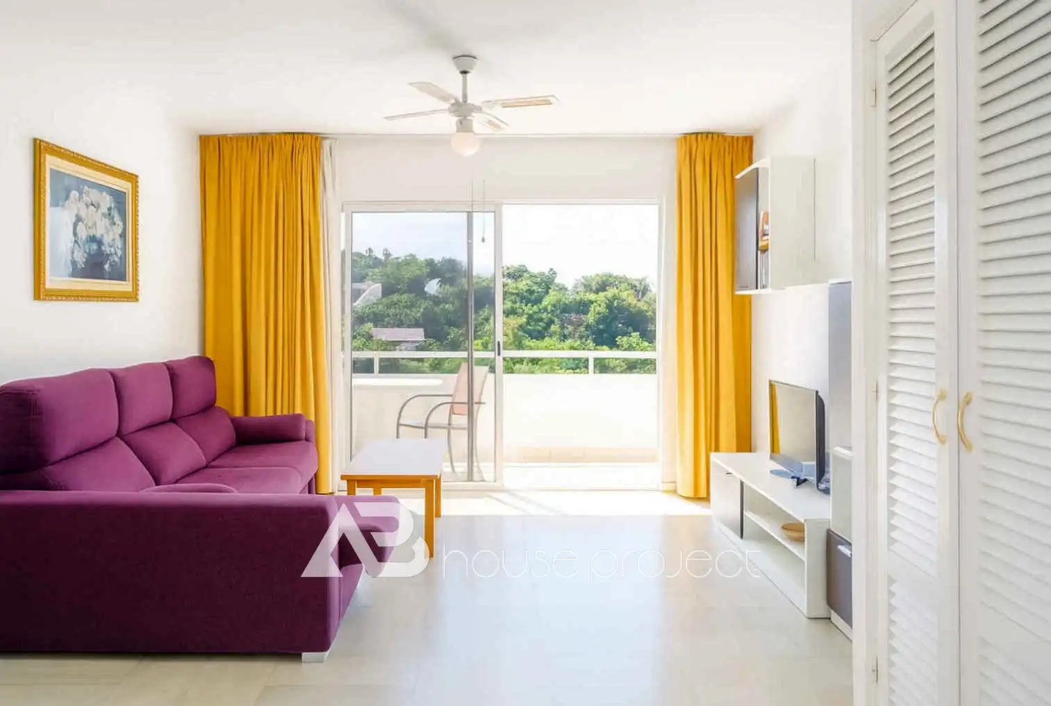 Wohnzimmer von Wohnung zum Verkauf in Adeje mit Terrasse, Möbliert und Gemeinschaftspool