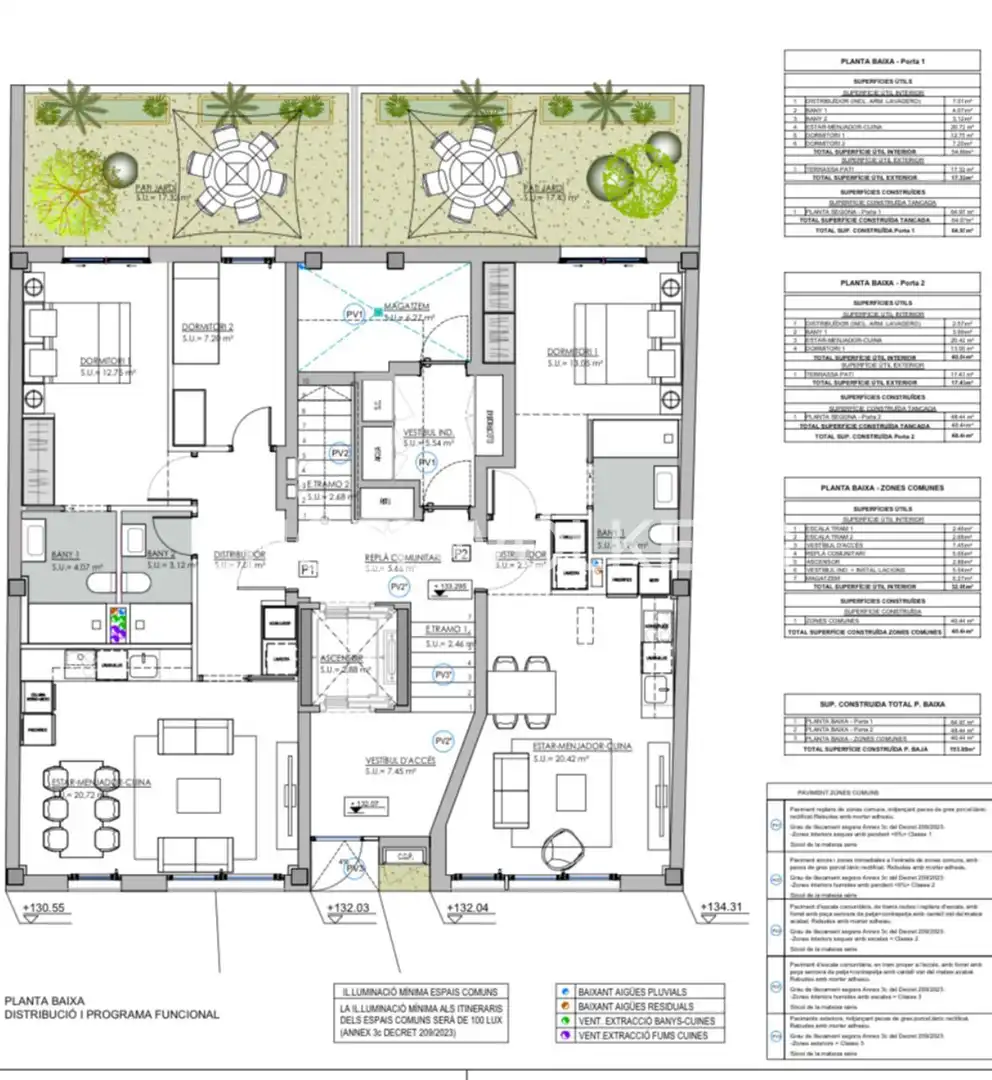 Piso con jardín en venta en Nou Barris, imagen 21