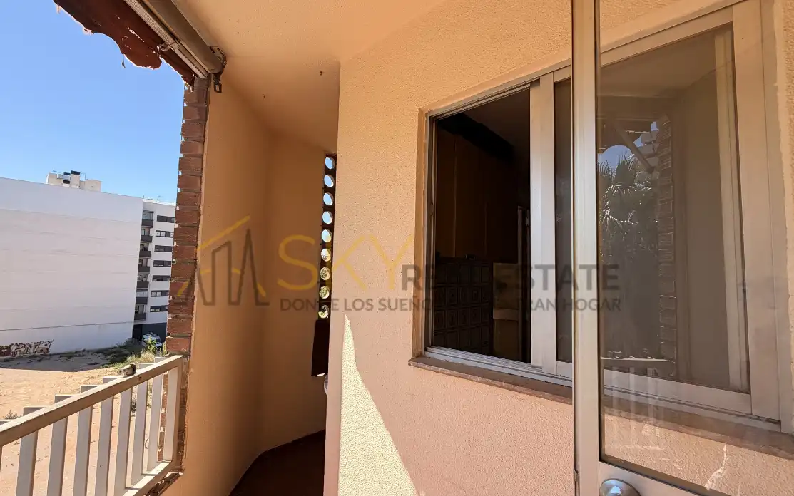 Balcony of Flat for sale in Valencia  with Air Conditioner, Heating and Terrace