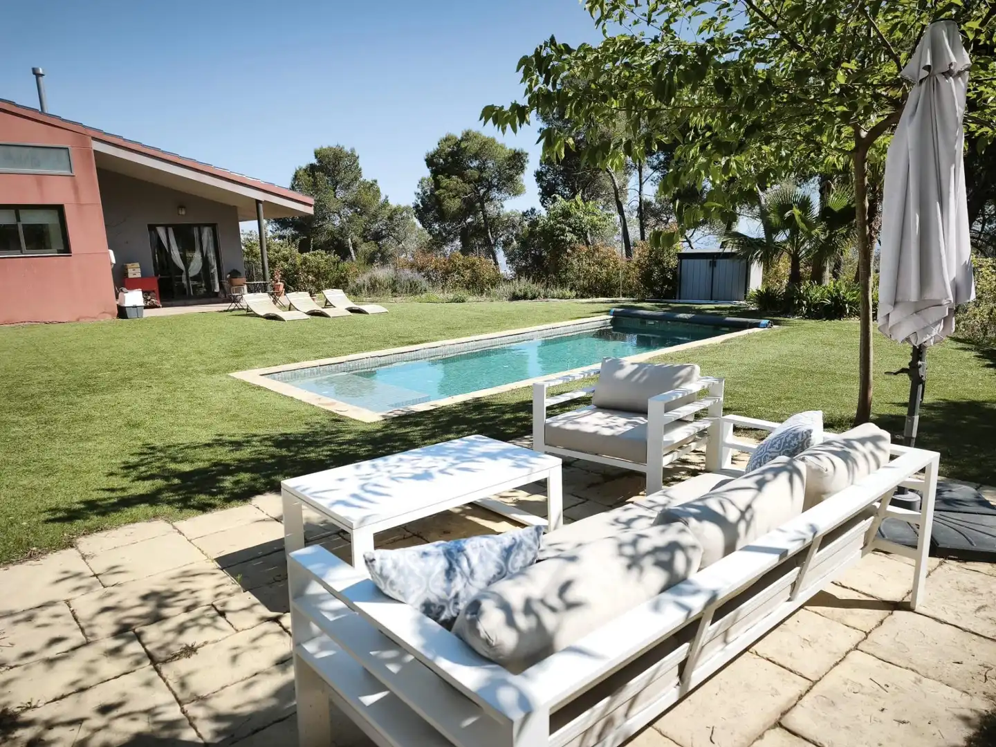 Jardín de Casa o chalet en venta en Castellar del Vallès con Calefacción, Jardín privado y Parquet