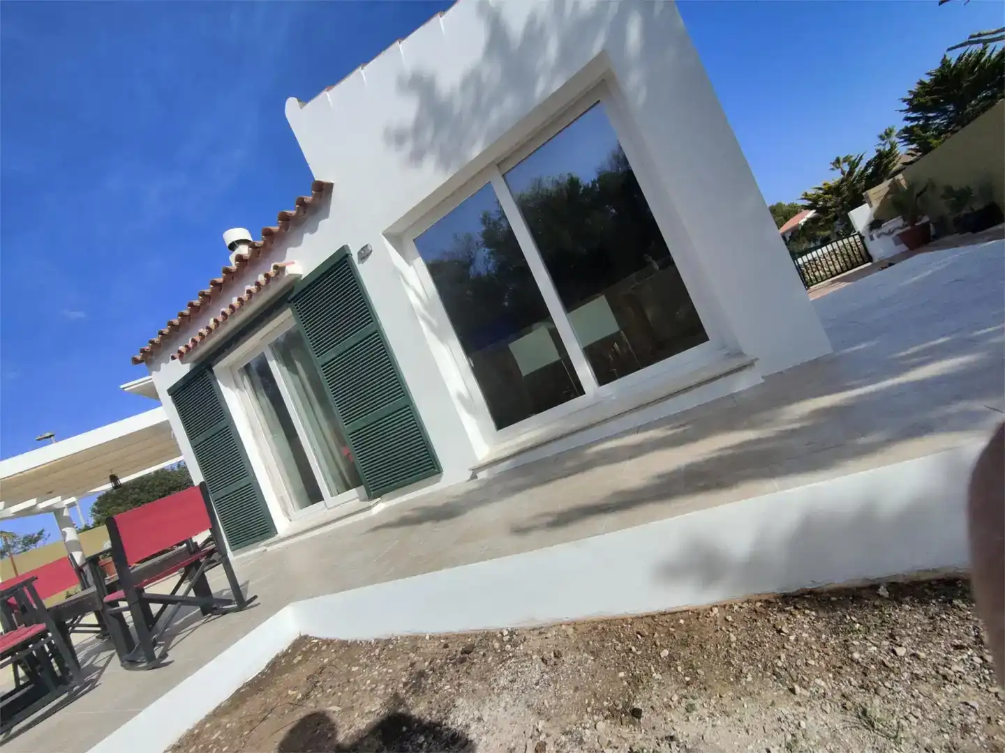 Vista exterior de Casa o chalet en venta en Ciutadella de Menorca con Aire acondicionado y Piscina