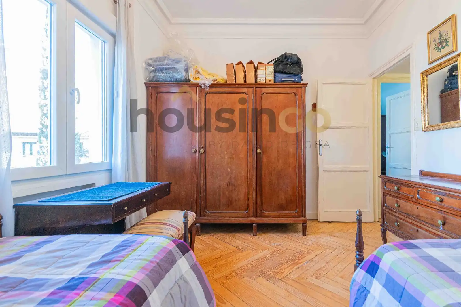 Bedroom of Flat for sale in Madrid  with Heating, Terrace and Storage room