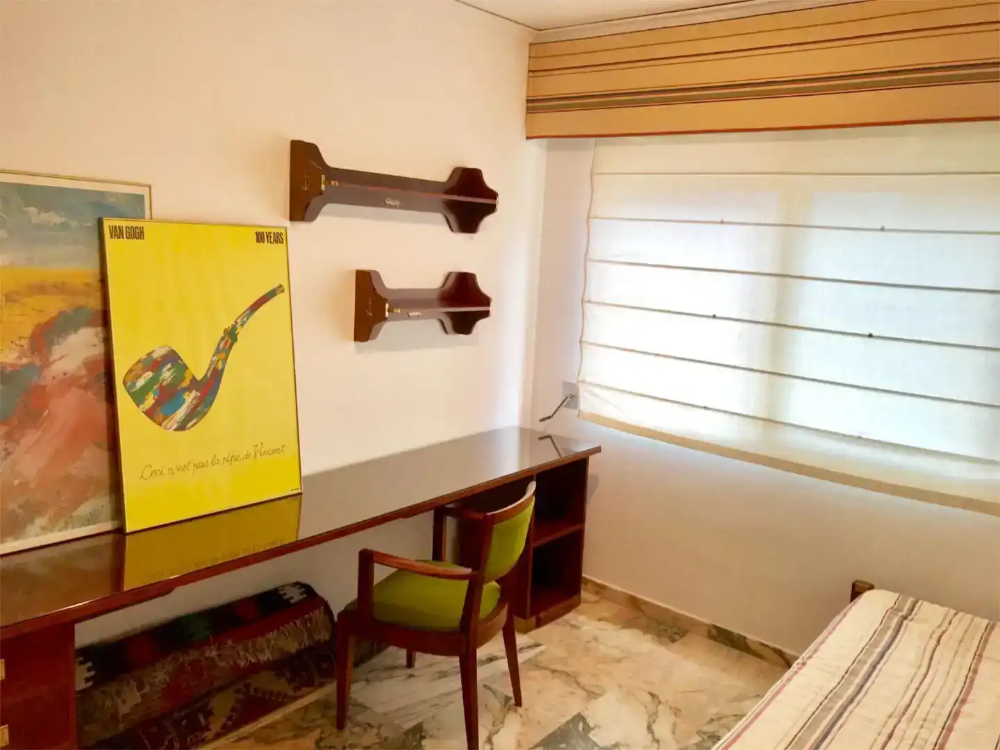 Schlafzimmer von Wohnung zur Miete in Gandia mit Klimaanlage und Balkon