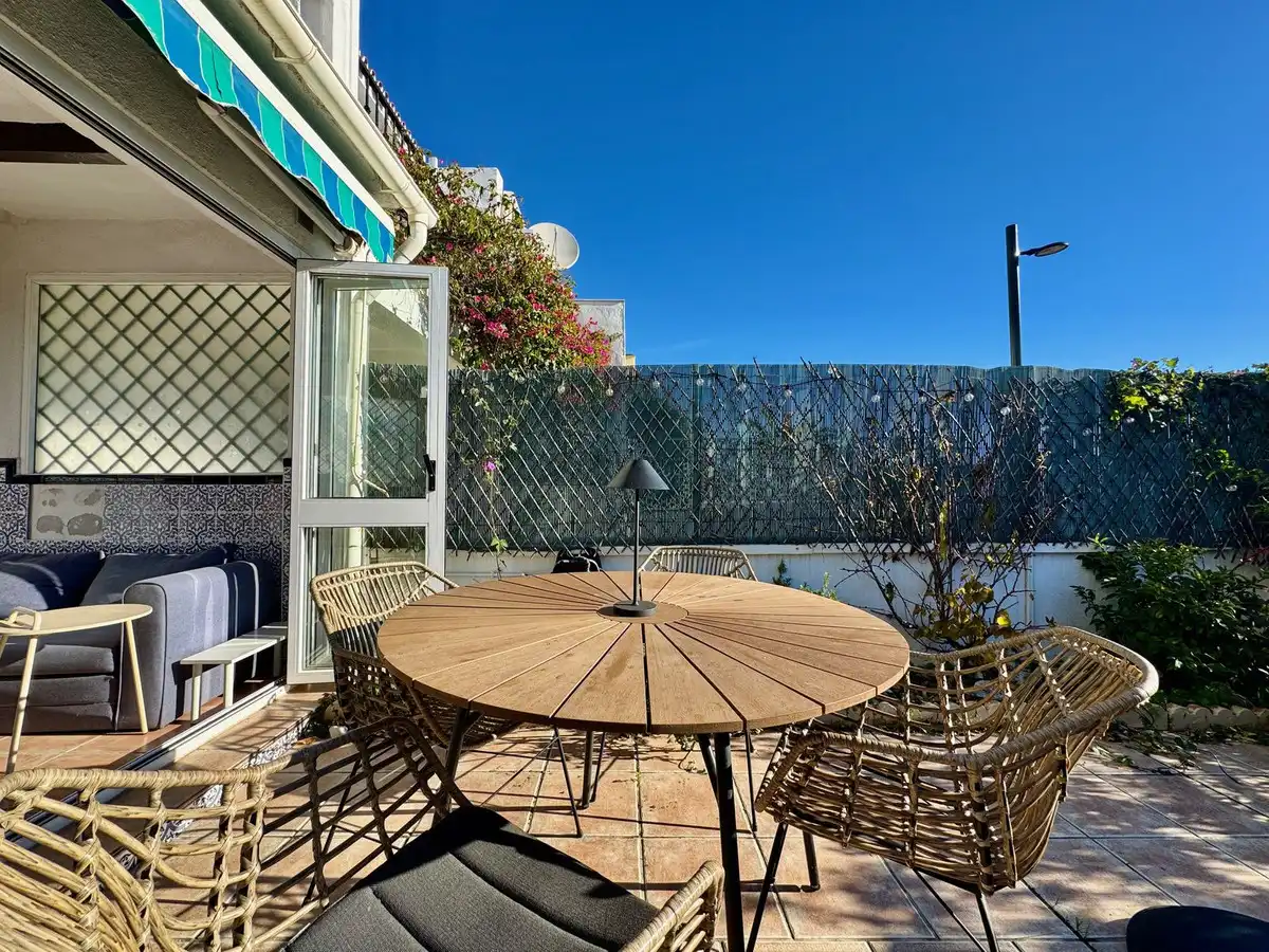 Terraza de Casa adosada en venta en Benalmádena con Aire acondicionado, Terraza y Piscina comunitaria