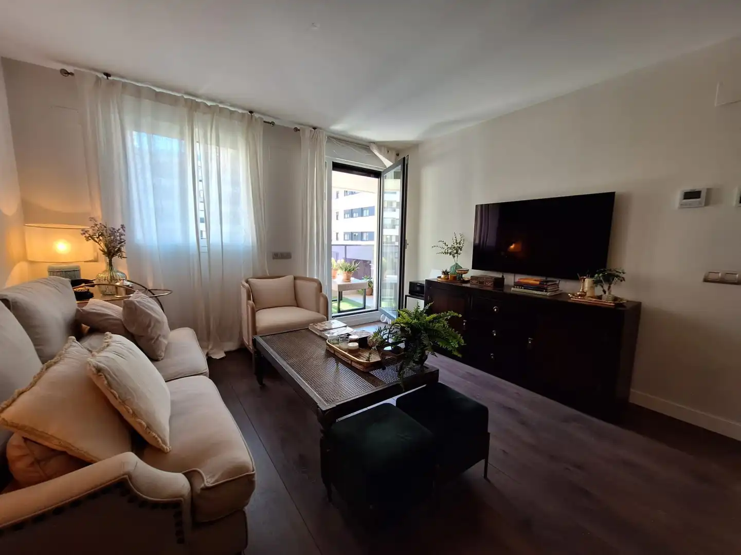 Sala d'estar de Pis en venda en Villa de Vallecas