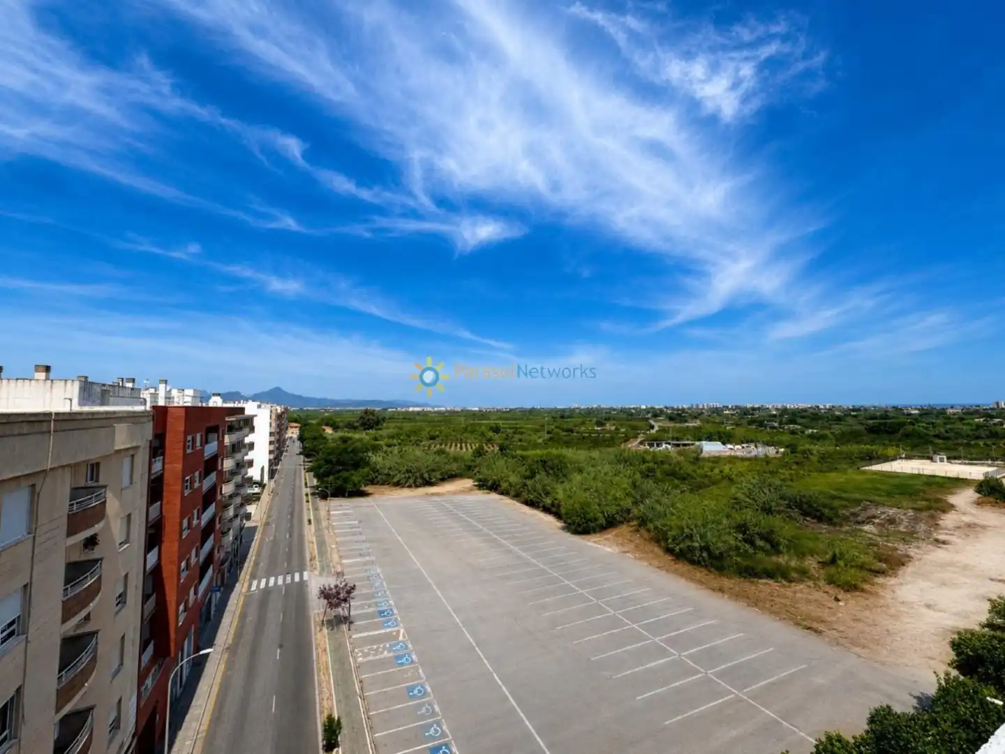 Parking of Flat for sale in Oliva  with Air Conditioner and Balcony