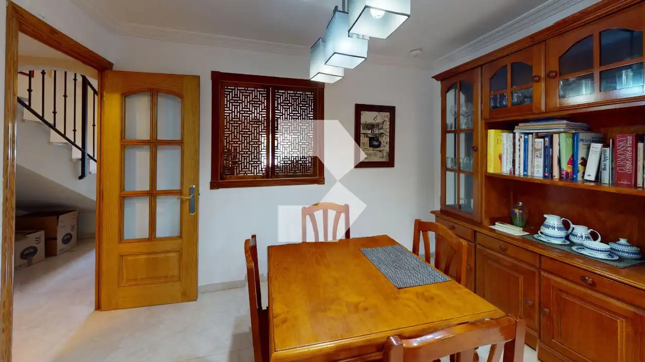 Dining room of Detached homes for sale in El Campello  with Air Conditioner, Terrace and Furnished